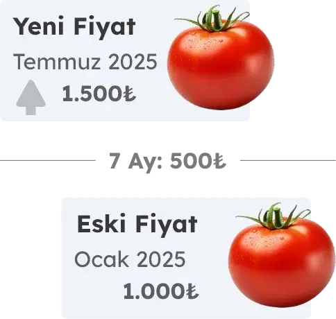 Eski-Yeni Fiyat Karşılaştırması
